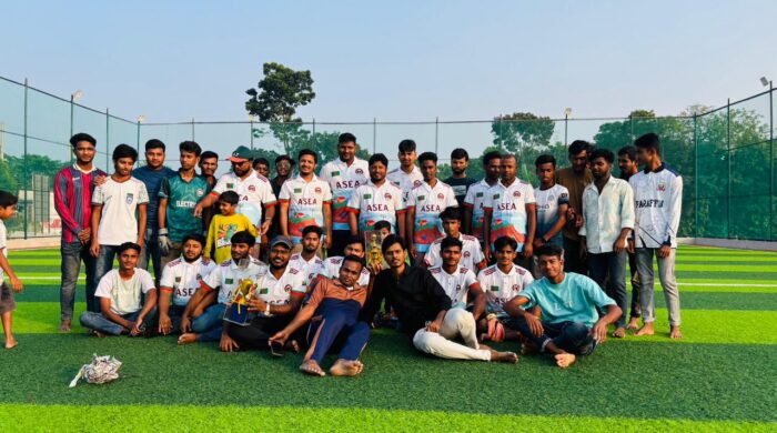 রাজশাহীতে আষাড়িয়াদহ ছাত্র-কর্মজীবী জোটের ফুটবল টুর্নামেন্ট অনুষ্ঠিত