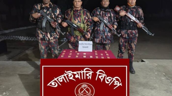 বিজিবির অভিযানে ৩০০ পিচ ট্যাবলেট জব্দ