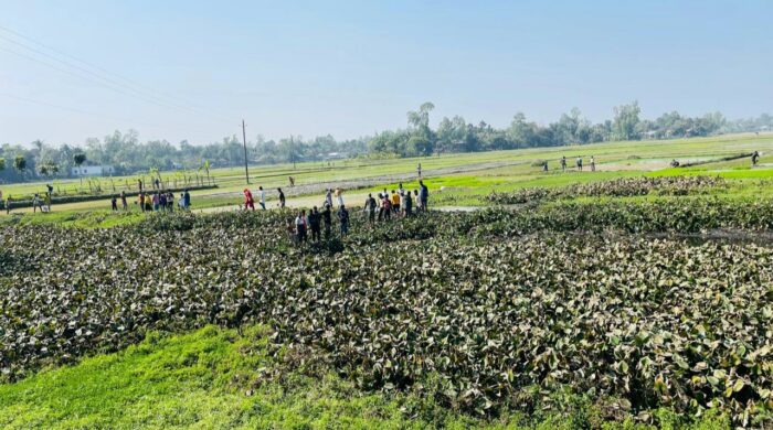 আদমদীঘিতে ডোবা থেকে একটি অজ্ঞাত মরদেহ উদ্ধার