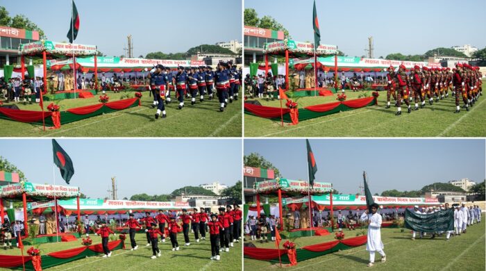 রাজশাহীতে ৫৬তম মহান স্বাধীনতা ও জাতীয় দিবস উদ্যাপিত