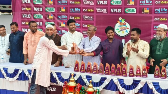 রাজশাহীতে VPL-13 ফাইনালে চ্যাম্পিয়ন কোকো স্মৃতি ক্লাব