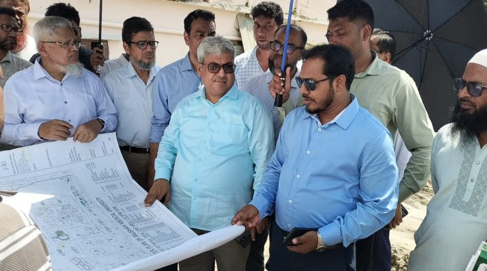 রামেবি'র উন্নয়ন কাজ পরিদর্শন করলেন সিন্ডিকেট সদস্যগণ